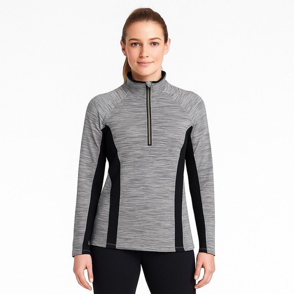 Athleta Jackets & Blazers - ATHLETA SNOWSCAPE HALF‎ ZIP JACKET ATHLETIC SWEATSHIRT, Size Small EUC Quilted